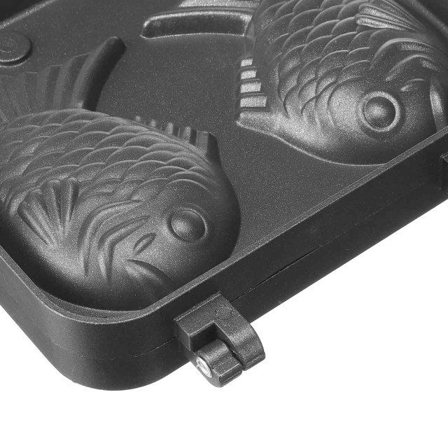 2 Molds Taiyaki Fish Shape Octopus Dumplings Waffle Maker Non-stick Buscuit Cake Bake Bakeware DIY Kitchen Tools Dessert Cooking