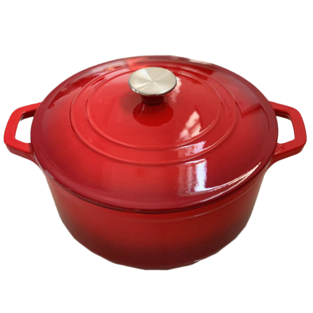 Unique Navy Blue High Quality Dutch Oven Enameled Cast Iron Pot With Lid Saucepan Casserole Kitchen Accessories Cooking Tools