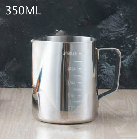Stainless Steel Frothing Coffee Pitcher Pull Flower Cup Cappuccino Milk Pot Espresso Cups Latte Art Milk Frother Frothing Jug WF