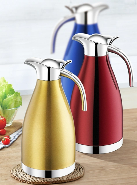European style thermal jug 2L austenitic stainless steel hotel household stainless steel hot water kettle