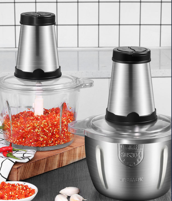 Stainless steel meat grinder 110V small appliances multi-purpose meat grinder kitchen cooking machine mixer vegetable grinder