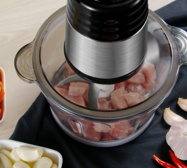 Custom Rui Ben meat grinder home electric stainless steel mincer small garlic meat filling multifunctional cooking machine