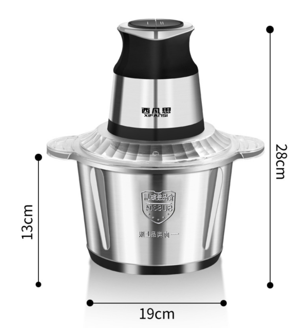 Meat grinder home electric small stainless steel grinder stirring vegetables convenient and hygienic automatic cuisine to play meat filling auxiliary