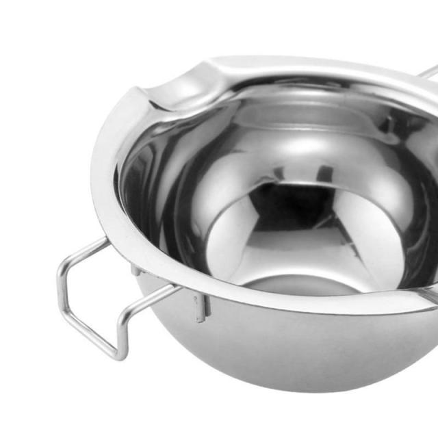 Stainless Steel Water Bath Butter Chocolate Melting Pot Water Heating Melting Pot Portable Cooking Cookware Kitchen Accessories