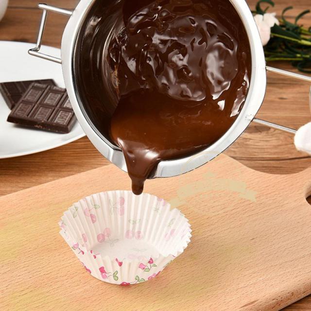 Stainless Steel Water Bath Butter Chocolate Melting Pot Water Heating Melting Pot Portable Cooking Cookware Kitchen Accessories