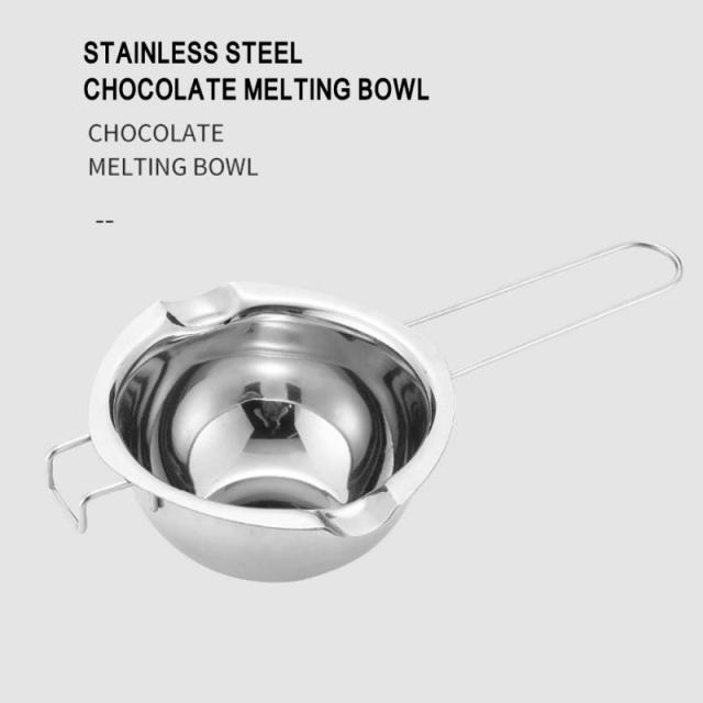 Stainless Steel Water Bath Butter Chocolate Melting Pot Water Heating Melting Pot Portable Cooking Cookware Kitchen Accessories