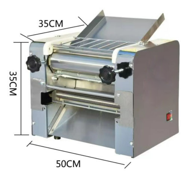 Tabletop stainless steel electric noodle press commercial noodle pasta machine dumpling skin kneading machine high-power