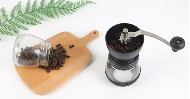 Washable hand crank coffee beans hand crank grinder manual coffee grinder