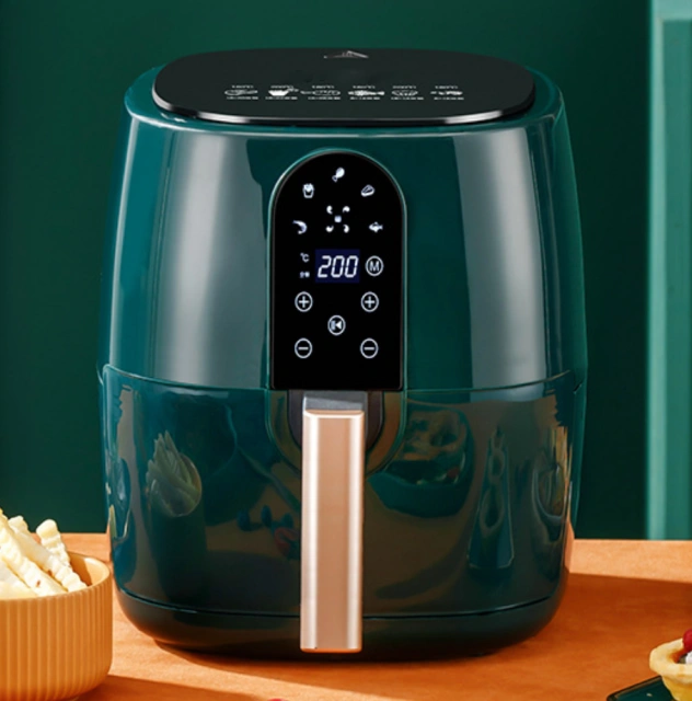 Home air fryer multi-functional intelligent semi-touch screen electric fryer large capacity