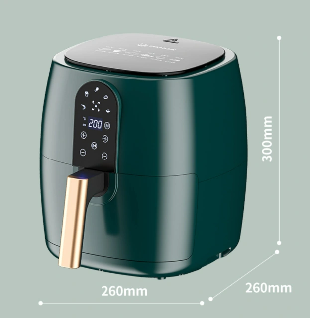 Home air fryer multi-functional intelligent semi-touch screen electric fryer large capacity