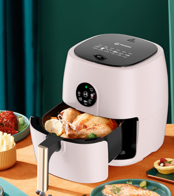 Home full touch screen model air fryer multifunctional intelligent air fryer large capacity semi-automatic