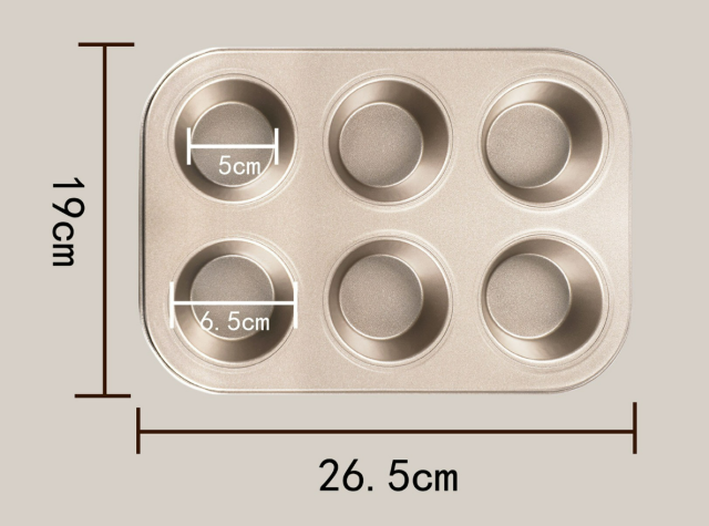 Carbon steel baking gold four company six company twelve company twelve holes high quality cake mold tart mold baking tools baking pan