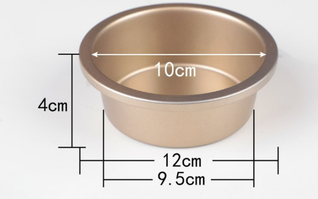 Baking tools carbon steel mousse ring cookie mold bread mold 4 inch live bottom cake mold round chiffon cake mold baking pan