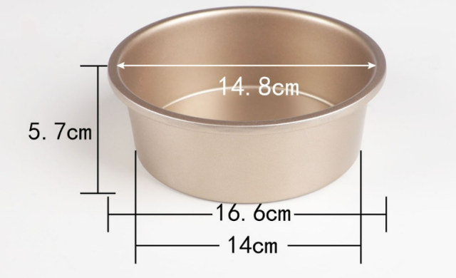 Baking tools carbon steel mousse ring cookie mold bread mold 4 inch live bottom cake mold round chiffon cake mold baking pan