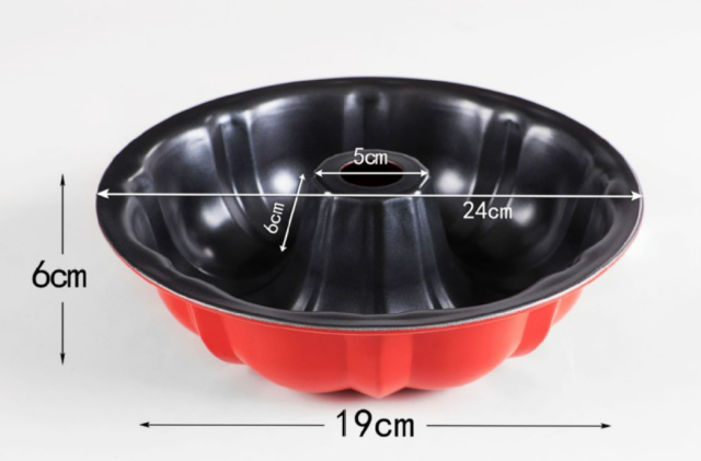 High quality bakeware non-stick coating red gray pumpkin cake mold baking mold baking tools baking pan