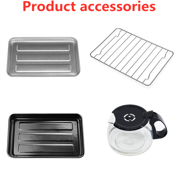 Breakfast Maker Home Multi-Purpose 3 in 1 Oven Coffee Maker Toast Sandwich Maker small household office 220v