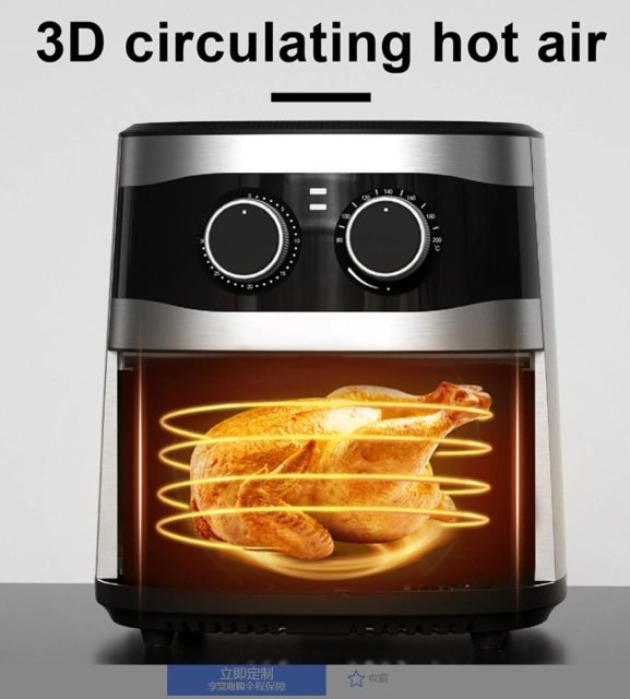 Custom OEM air fryer with high capacity and multifunctional electric fryer for home use