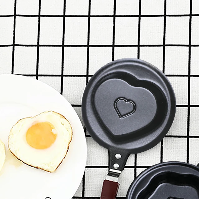 Mini Egg Pans 1 Pcs Non-Stick Egg Pancake Omelet Mini Fry Frying Pan Mini Cookware Black Mini Non Stick Blini Cookware Breakfast