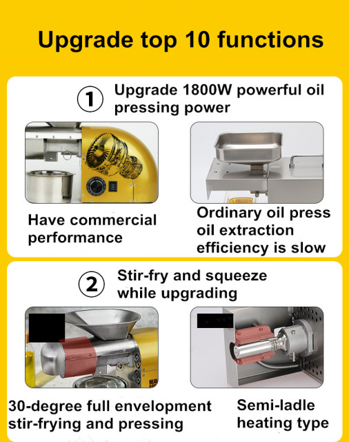 Oil Press Machine Oil Extractor Machine Manual Oil Press Hydraulic Press Oil Press Cold Press Oil Machine Oil Making Machine