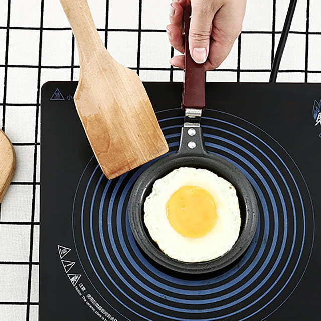 Mini Egg Pans 1 Pcs Non-Stick Egg Pancake Omelet Mini Fry Frying Pan Mini Cookware Black Mini Non Stick Blini Cookware Breakfast