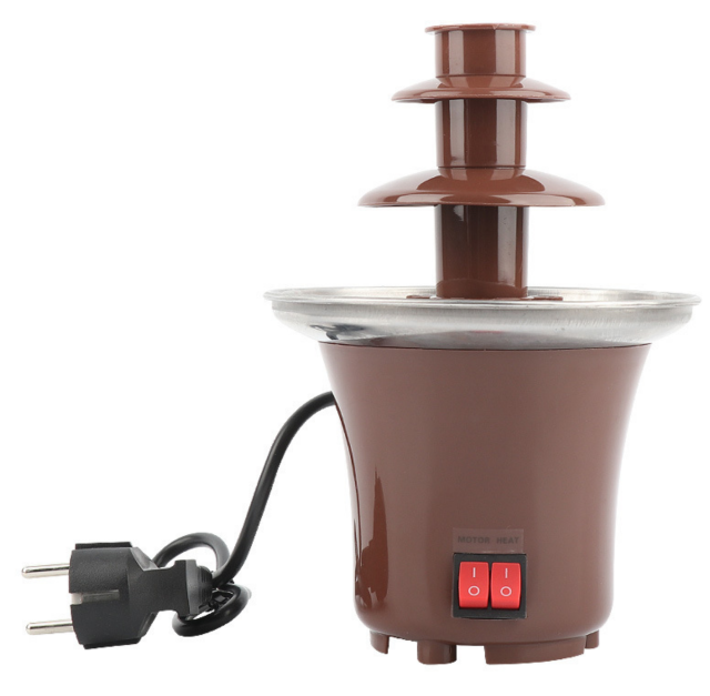 Chocolate Fountain Waterfall Machine Melting Oven Home Chocolate Mixer