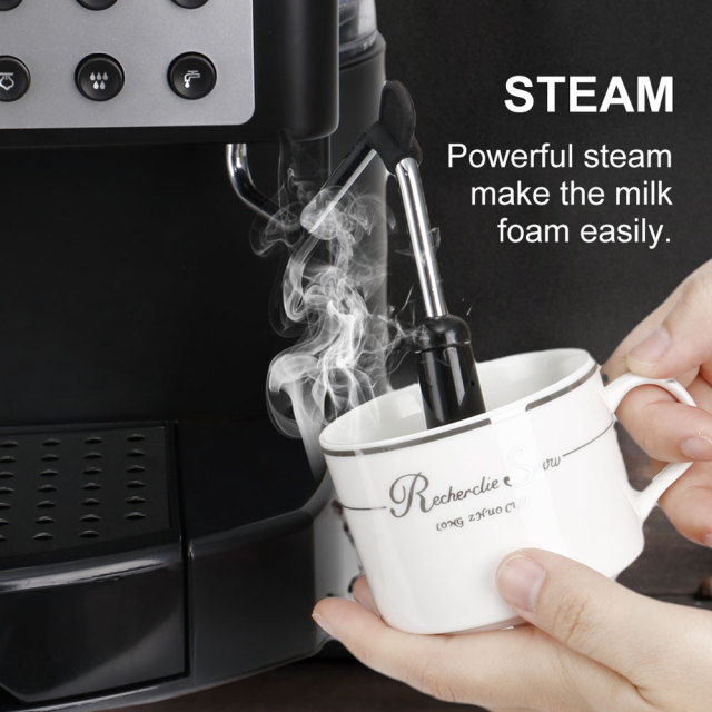 All-in-one Coffee Machine Professional Espresso Maker with Grinder for Cappuccino Americano Kitchen Appliances 220V/110V