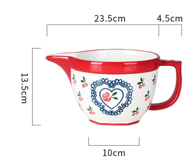 Customised ceramic mixing bowls for home use Large mixing bowl and mixing bowl and baking bowl and mixing bowl for cooking and stuffing