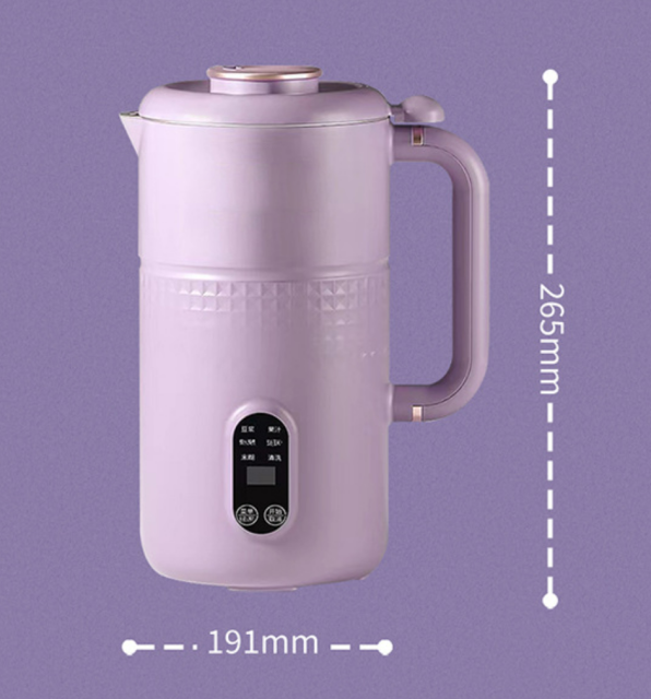 Soybean milk machine home touch screen automatic cleaning multifunctional no-boil no-filter 2-3 person wall breaker
