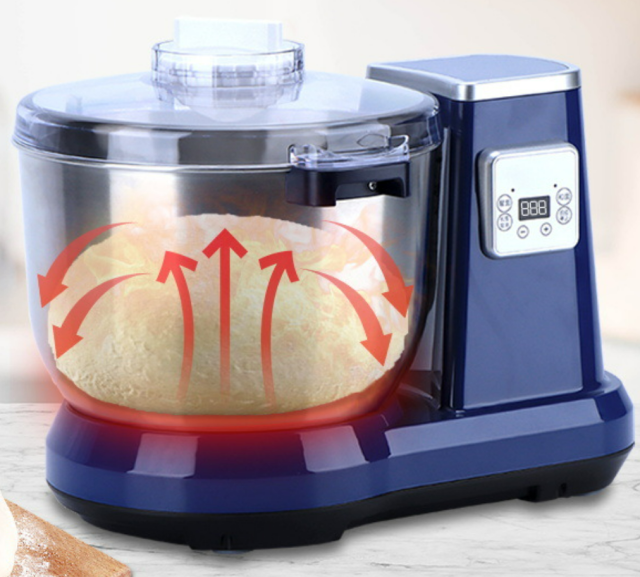 Automatic household dough mixer low noise intelligent touch control kneading machine hair dough mixer constant temperature fermentation bread machine