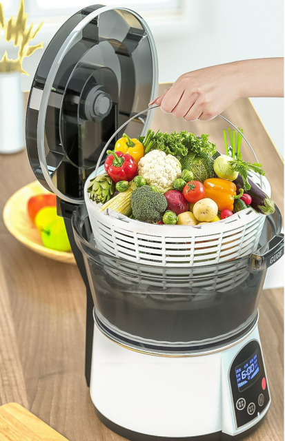 Household Fruit and Vegetable Washing Machine Oxygen Plus Rotating Hormone-Reducing Fruit and Vegetable Sterilizer