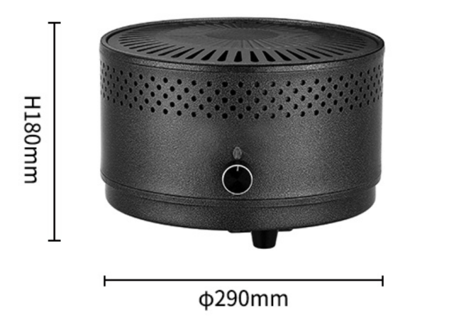 Outdoor BBQ Grill Portable Mini Stainless Steel Adjustable Fire Household Charcoal Grill