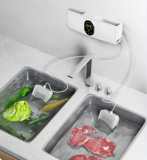 Fruit and vegetable washing machine wall-mounted vegetable washing machine home automatic meat water fruit and vegetable machine