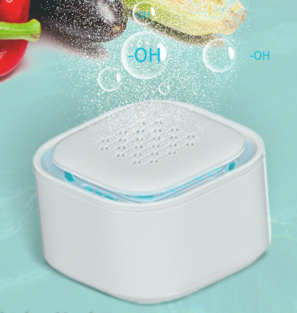 The new portable capsule fruit and vegetable purifier meat and vegetables home ingredients to pesticide residue wireless vegetable washing machine