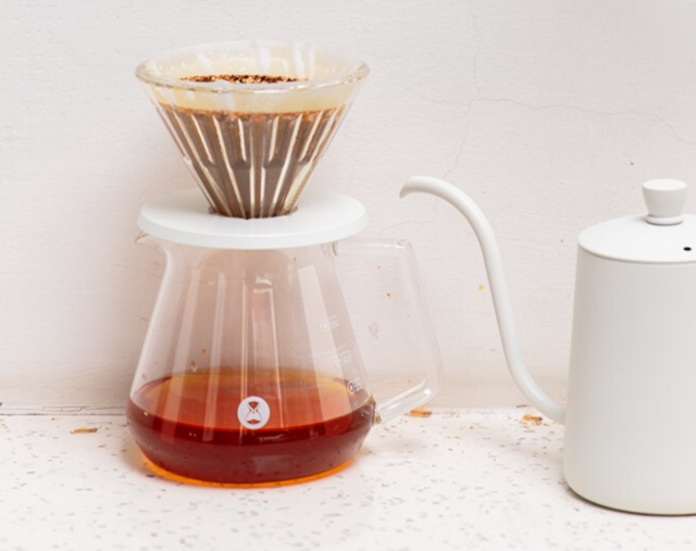 Glass Coffee Sharing Pot Home Hand Brew Coffee Pot Set Handmade Coffee