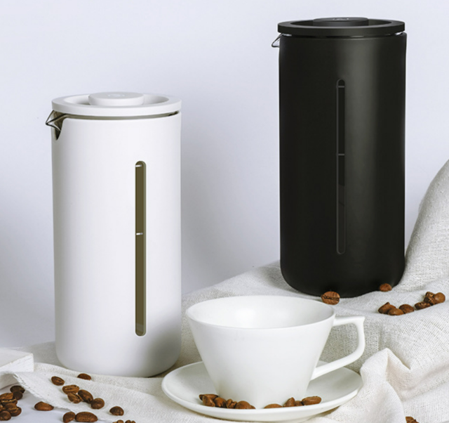 Press pot 450ML home hand brewed coffee pot filter cup heat-resistant insulation glass filter pressure pot