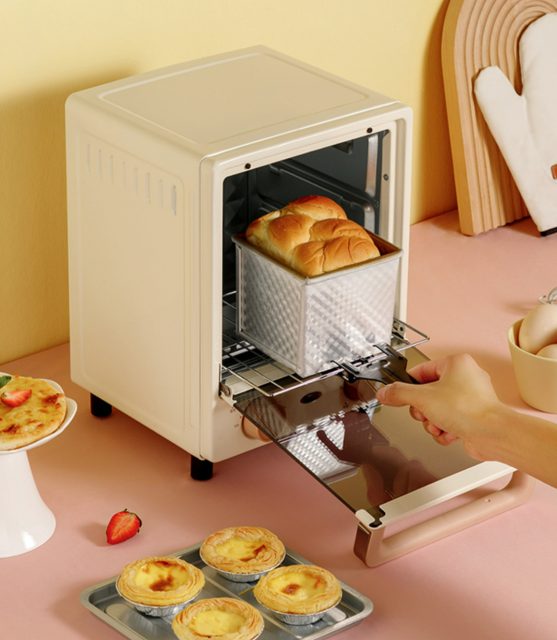 12L mini vertical electric oven three-layer baking position multifunction oven