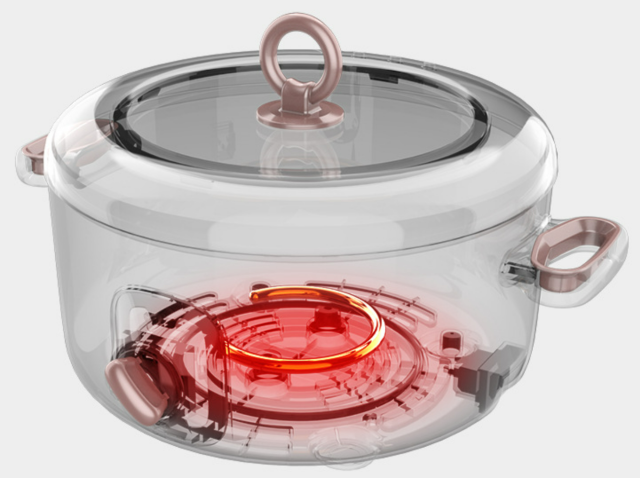 Electric cooker home dormitory convenient multi-functional electric hot pot stir-fry cooking non-stick electric hot pot