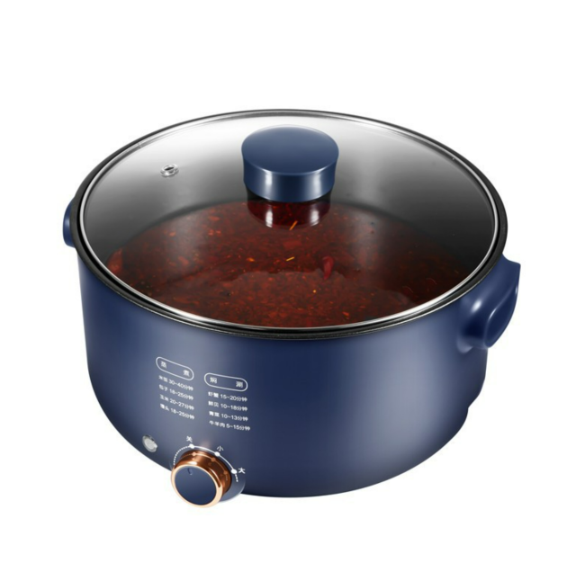 Home electric fondue pot multifunctional electric cooking pot cooking electric pot student dormitory convenient electric hot pot can be customized