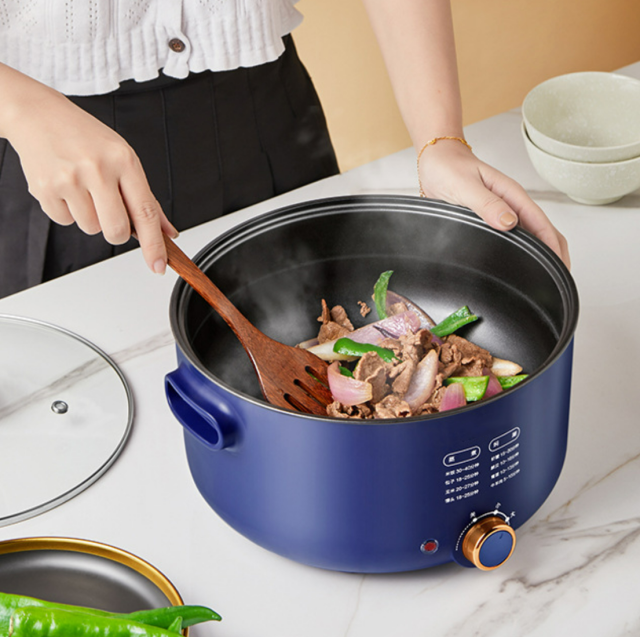 Home electric fondue pot multifunctional electric cooking pot cooking electric pot student dormitory convenient electric hot pot can be customized