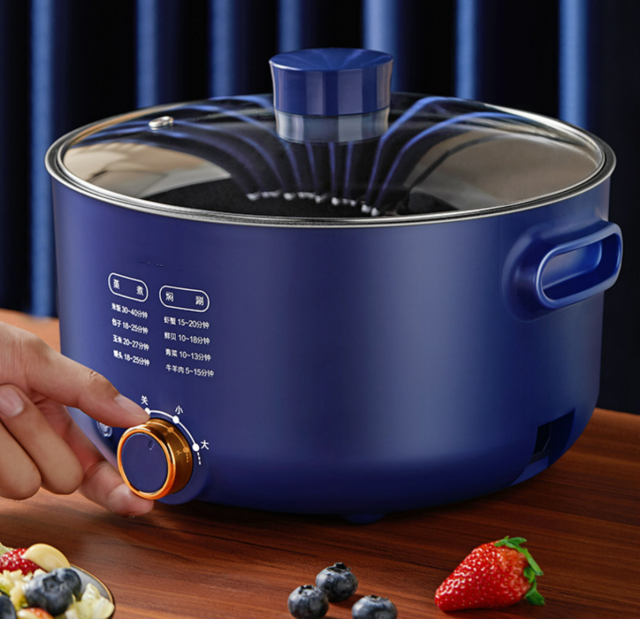 Home electric fondue pot multifunctional electric cooking pot cooking electric pot student dormitory convenient electric hot pot can be customized