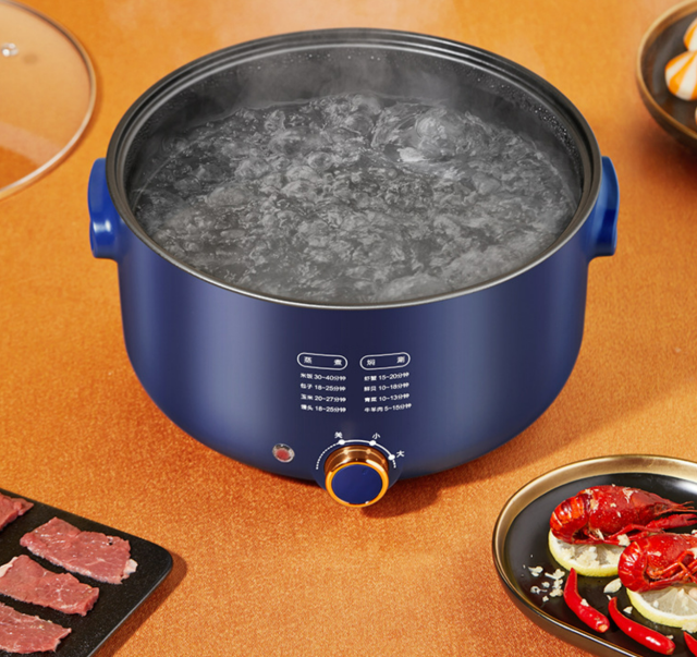 Home electric fondue pot multifunctional electric cooking pot cooking electric pot student dormitory convenient electric hot pot can be customized