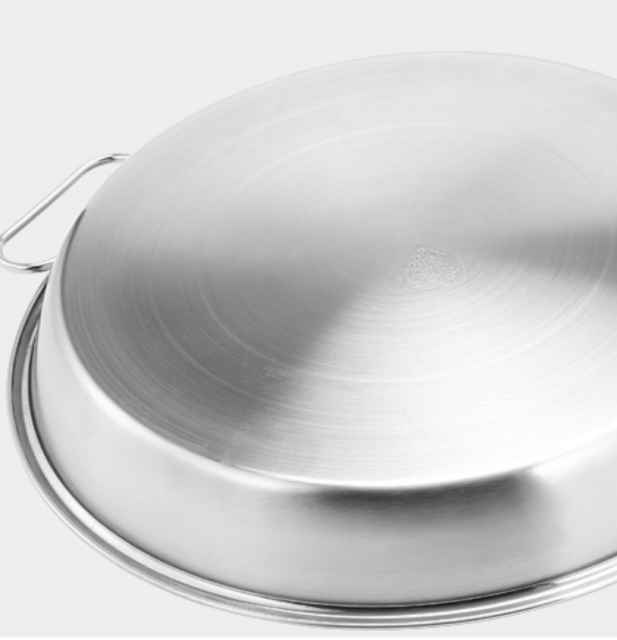 304 stainless steel steamed cold skin plate to do cold skin tools household intestinal noodle plate plate steam plate fish dish