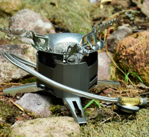 Outdoor stove stove camping picnic high power fierce fire gas stove folding portable stove windproof strong split stove