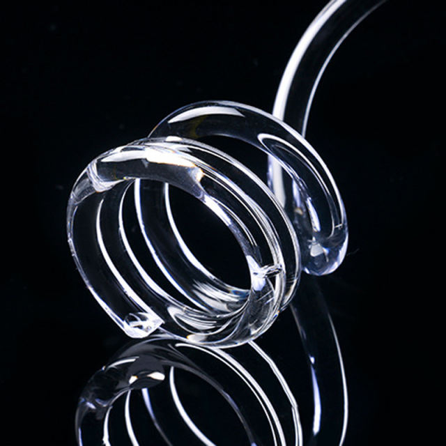 Quartz Helix Tube, high temperature resistant glass