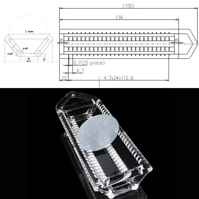 Quartz diffusion boat, Wafer Carrier/ Wafer boat, Pickling bracket, high purity sillicon