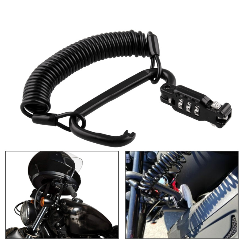Motorcycle Protective Helmet Lock