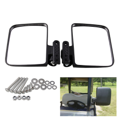 Side Rear View Mirrors for Golf Carts