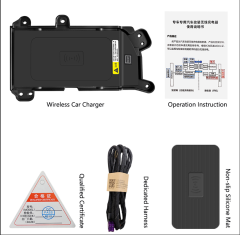OEM Intelligent Car Wireless Charger Fast Wireless Charging 15W phone holder smart sensor car wireless charger for land cruiser 2021-2022