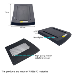 OEM Intelligent Car Wireless Charger Fast Wireless Charging 15W phone holder smart sensor car wireless charger for 12-17 prado