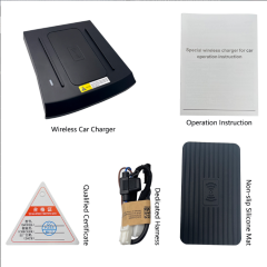 OEM Intelligent Car Wireless Charger Fast Wireless Charging 15W phone holder smart sensor car wireless charger for 12-17 prado